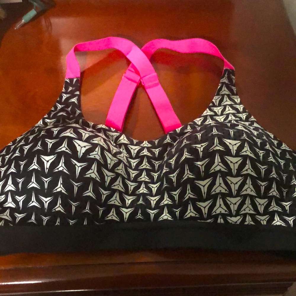 Victoria’s Secret sports bra.